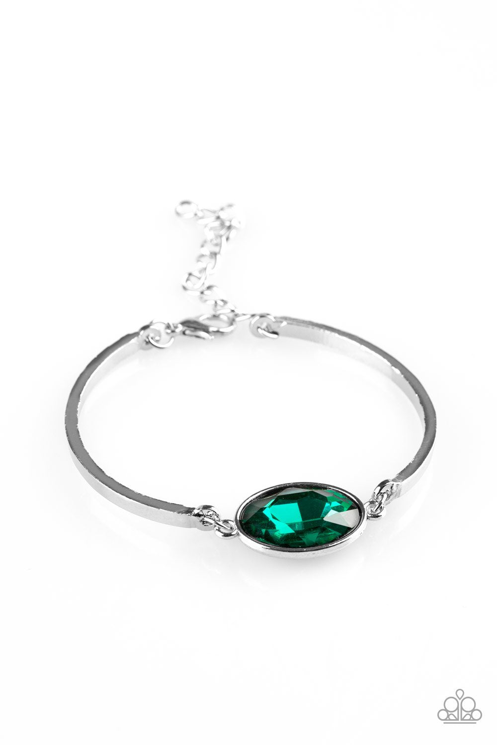 Paparazzi Bracelet ~ Definitely Dashing - Green