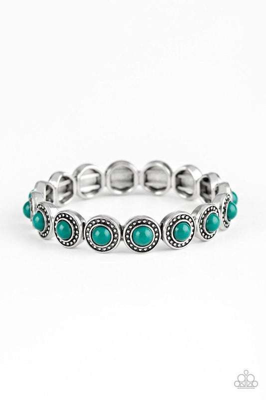 Paparazzi Bracelet ~ Globetrotter Goals - Green