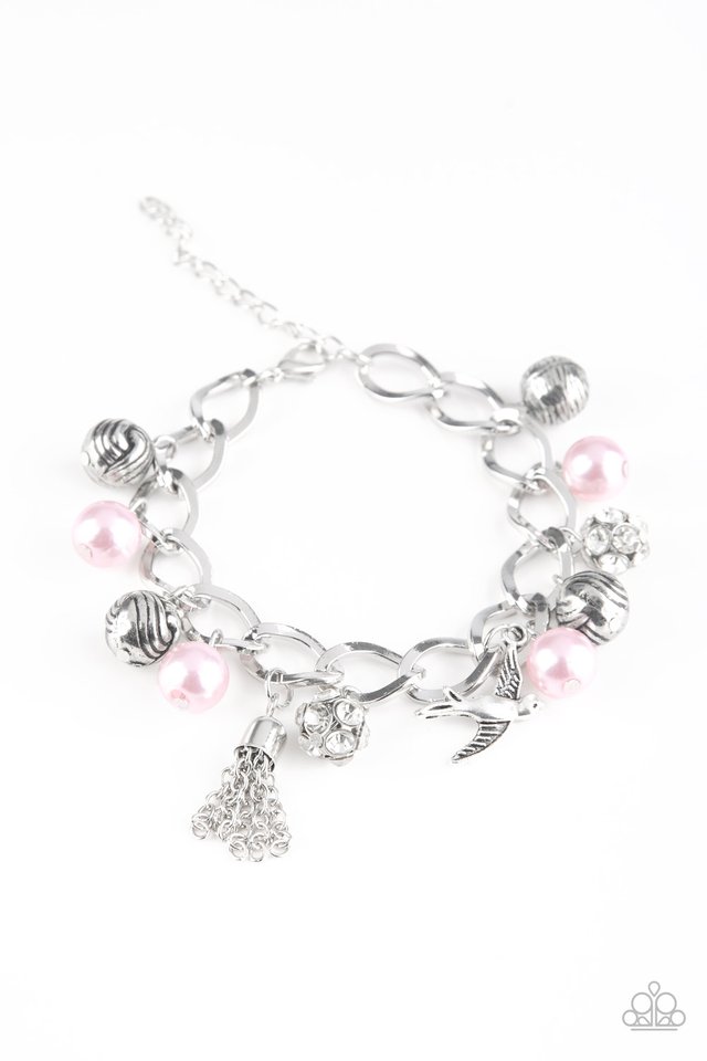 Lady Love Dove - Pink - Paparazzi Bracelet Image