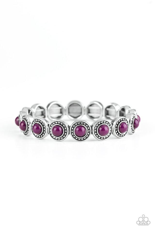 Paparazzi Bracelet ~ Globetrotter Goals - Purple