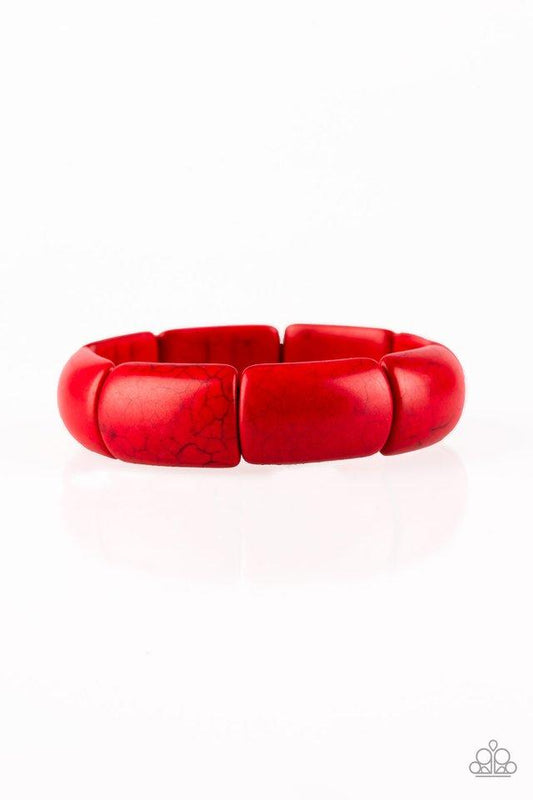 Paparazzi Bracelet ~ Peace Out - Red