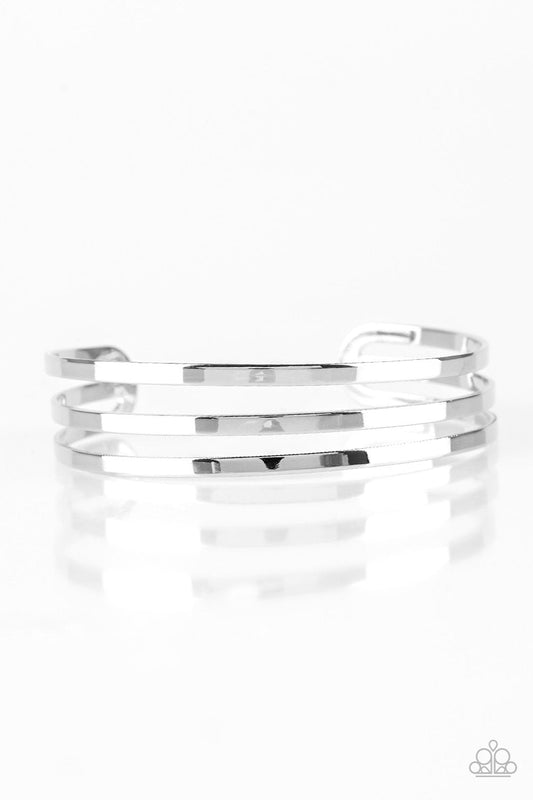 Paparazzi Bracelet ~ Street Sleek - Silver