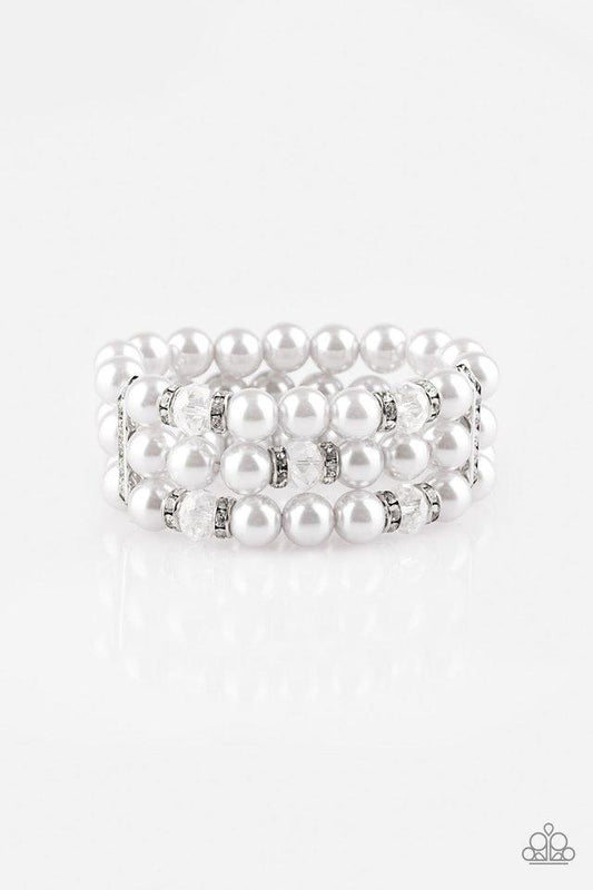 Paparazzi Bracelet ~ Undeniably Dapper - Silver
