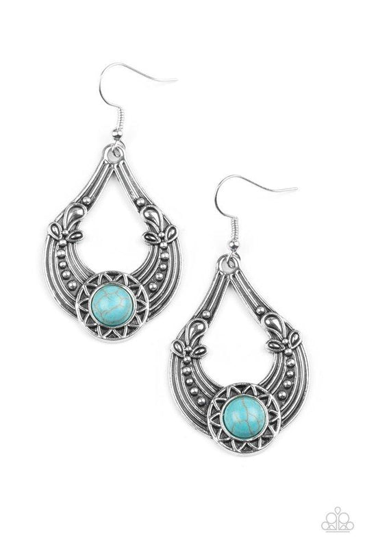 Paparazzi Earring ~ Sol Sonata - Blue