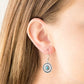 Badlands Buttercup - Blue - Paparazzi Earring Image