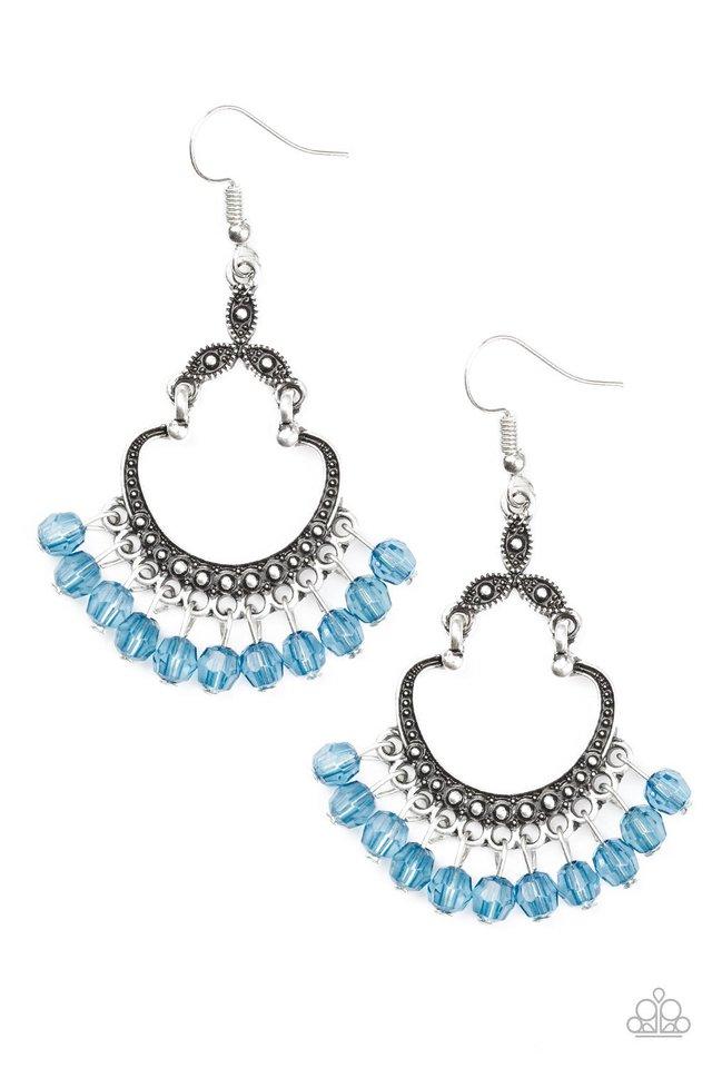 Paparazzi Earring ~ Babe Alert - Blue