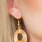 Open Plains - Gold - Paparazzi Earring Image