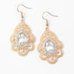Reign Supreme - Gold - Paparazzi Earring Image