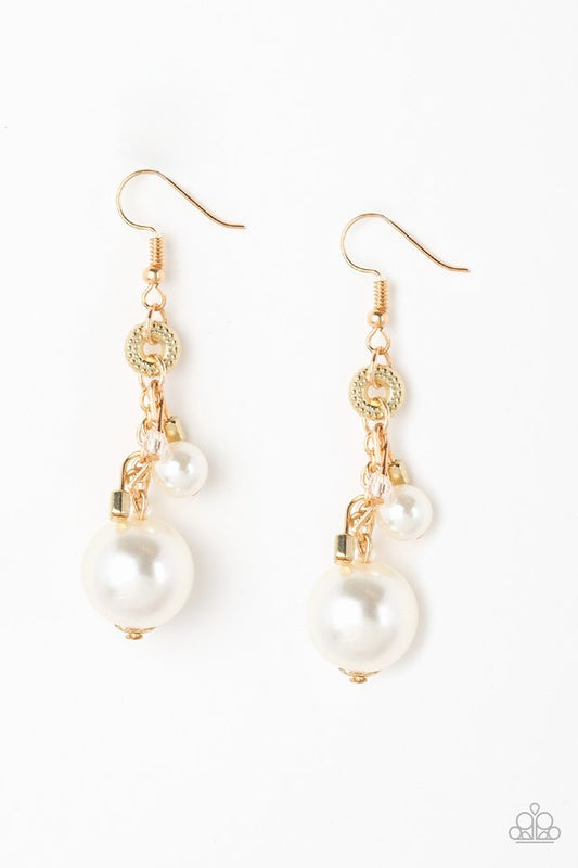 Timelessly Traditional - Gold - Paparazzi Earring Image