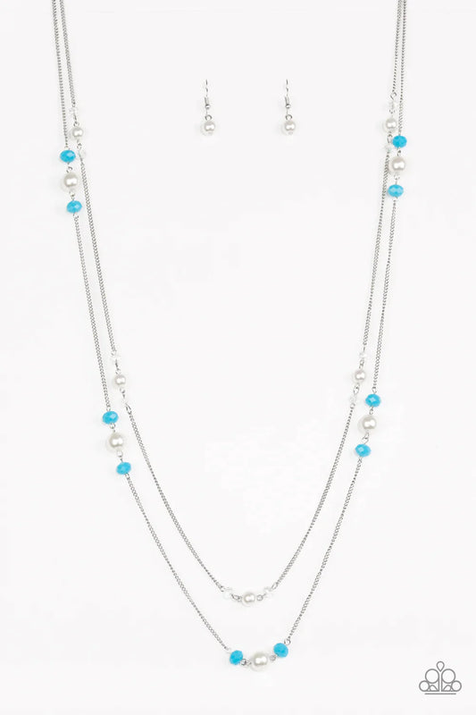 Paparazzi Necklace ~ Spring Splash - Blue