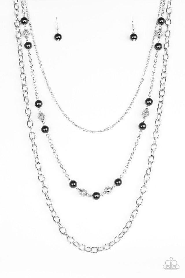Paparazzi Necklace ~ Classical Cadence - Black