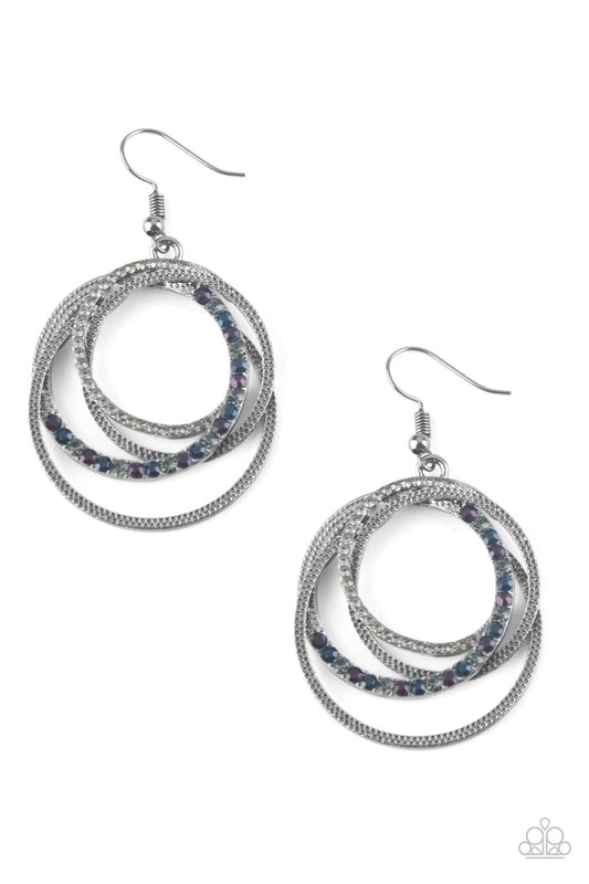 Paparazzi Earring ~ Elegantly Entangled - Multi