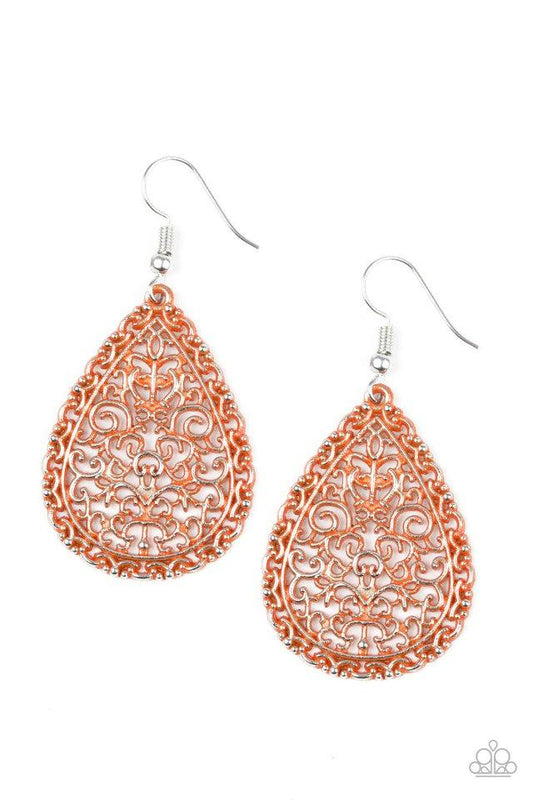 Paparazzi Earring ~ Indie Idol - Orange