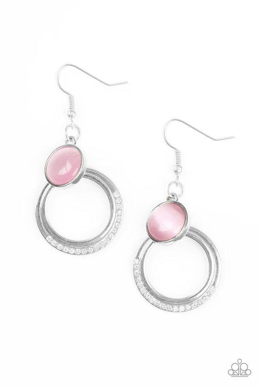 Paparazzi Earring ~ Dreamily Dreamland - Pink