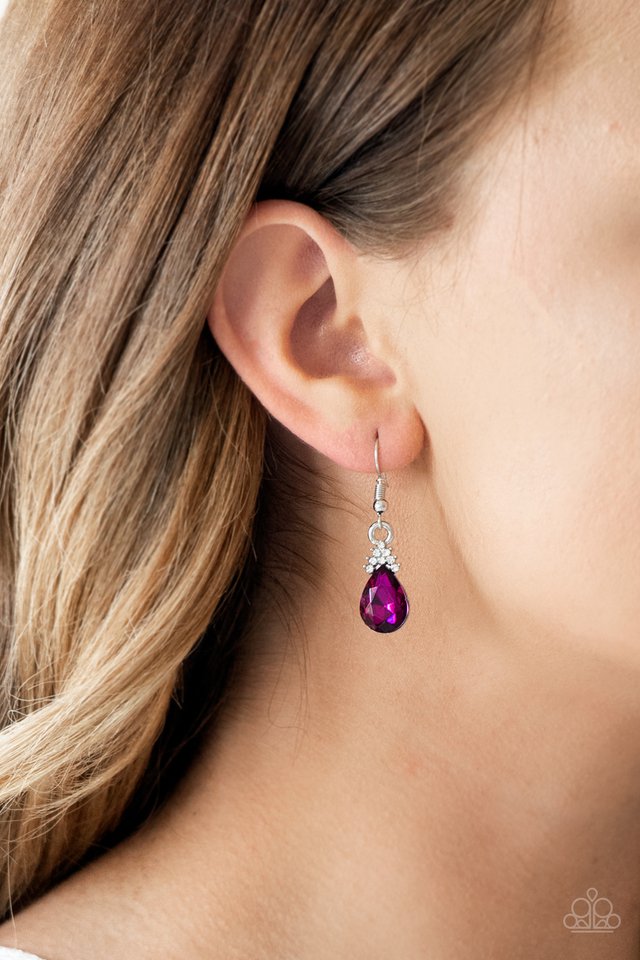 5th Avenue Fireworks - Pink - Paparazzi Earring Image