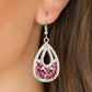 Sparkling Stardom - Pink - Paparazzi Earring Image