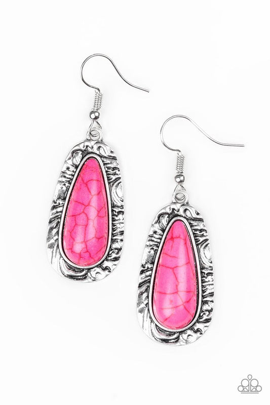 Cruzin Colorado - Pink - Paparazzi Earring Image