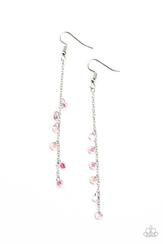 ​Extended Eloquence - Pink - Paparazzi Earring Image