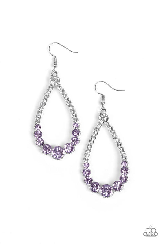 Token Twinkle - Purple - Paparazzi Earring Image