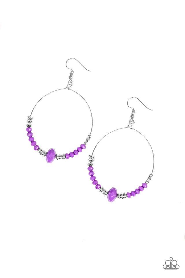 Paparazzi Earring ~ Retro Rural - Purple