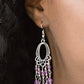 Not The Only Fish In The Sea - Purple - Paparazzi Earring Image