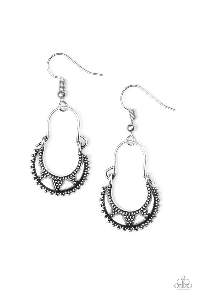 Industrially Indigenous - Silver - Paparazzi Earring Image