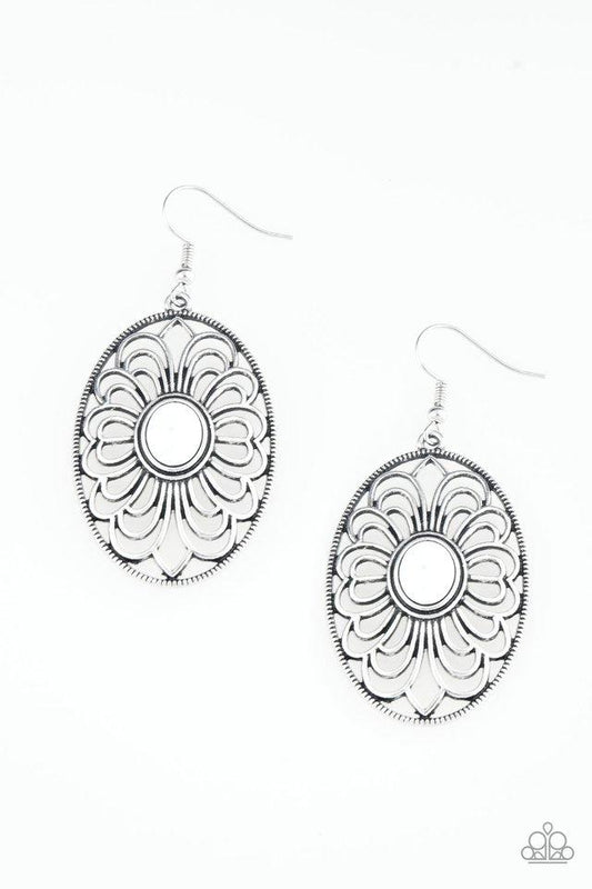 Paparazzi Earring ~ Really Whimsy - White