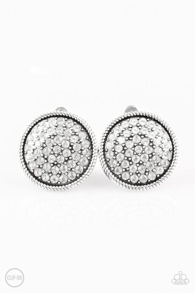 Paparazzi Earring ~ Gatsby, Who? - White
