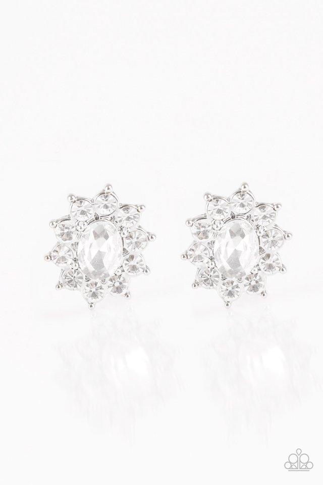 Paparazzi Earring ~ Starry Nights - White