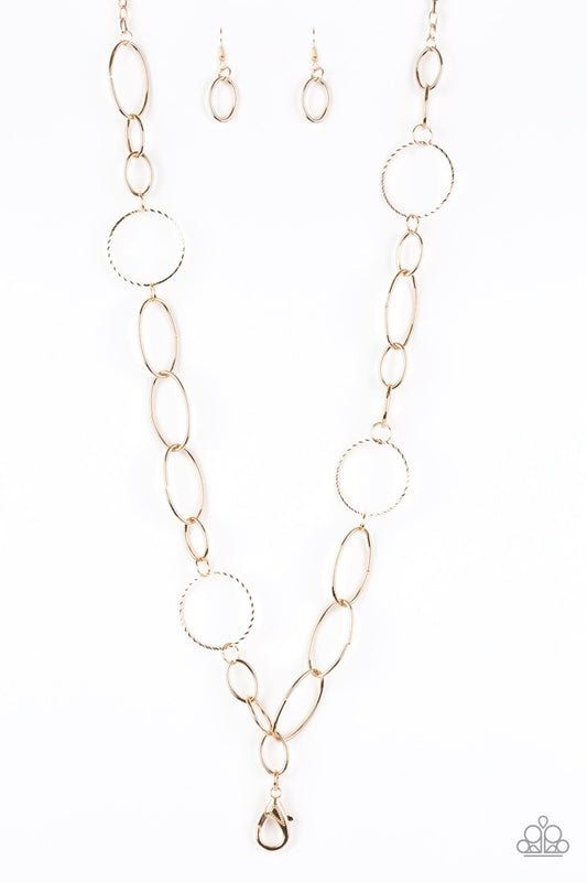 Paparazzi Necklace ~ Perfect MISMATCH - Gold