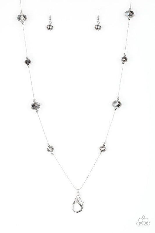 Champagne On The Rocks - Silver - Paparazzi Necklace Image