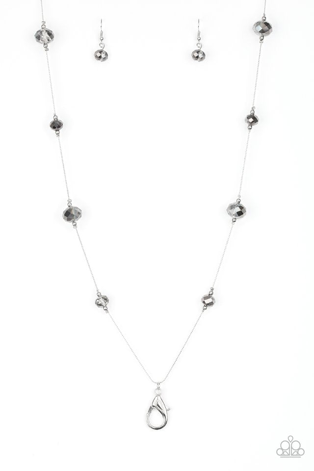Champagne On The Rocks - Silver - Paparazzi Necklace Image