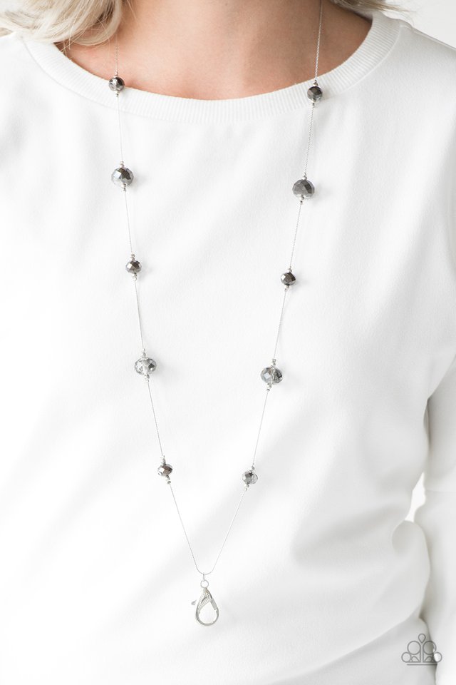 Champagne On The Rocks - Silver - Paparazzi Necklace Image