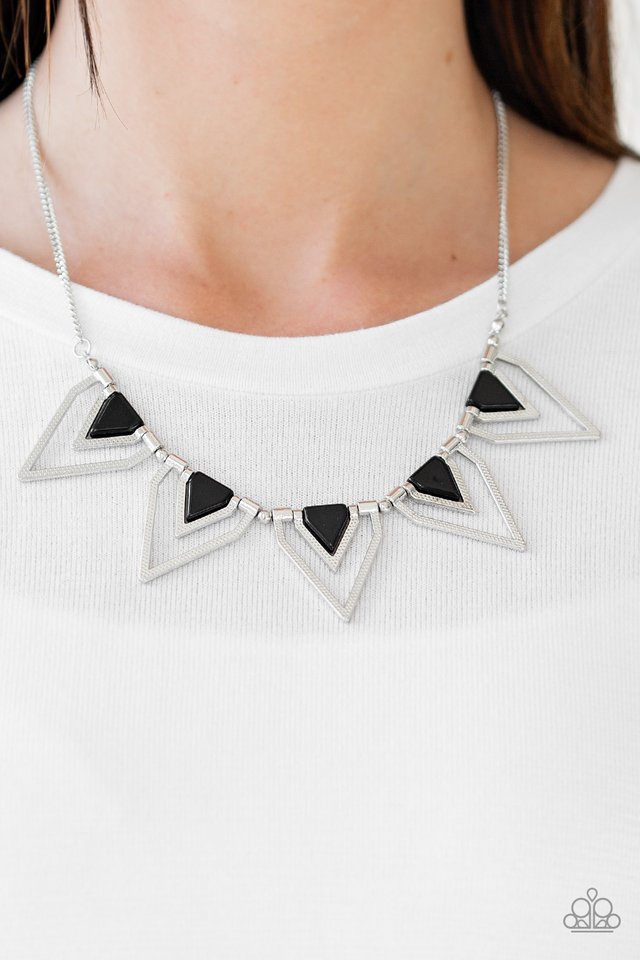 The Pack Leader - Black - Paparazzi Necklace Image