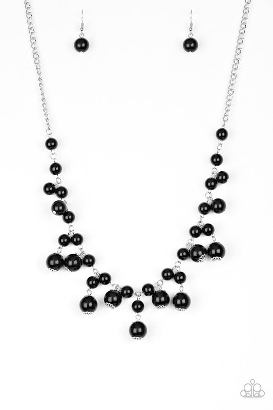 Paparazzi Necklace ~ Soon To Be Mrs. - Black
