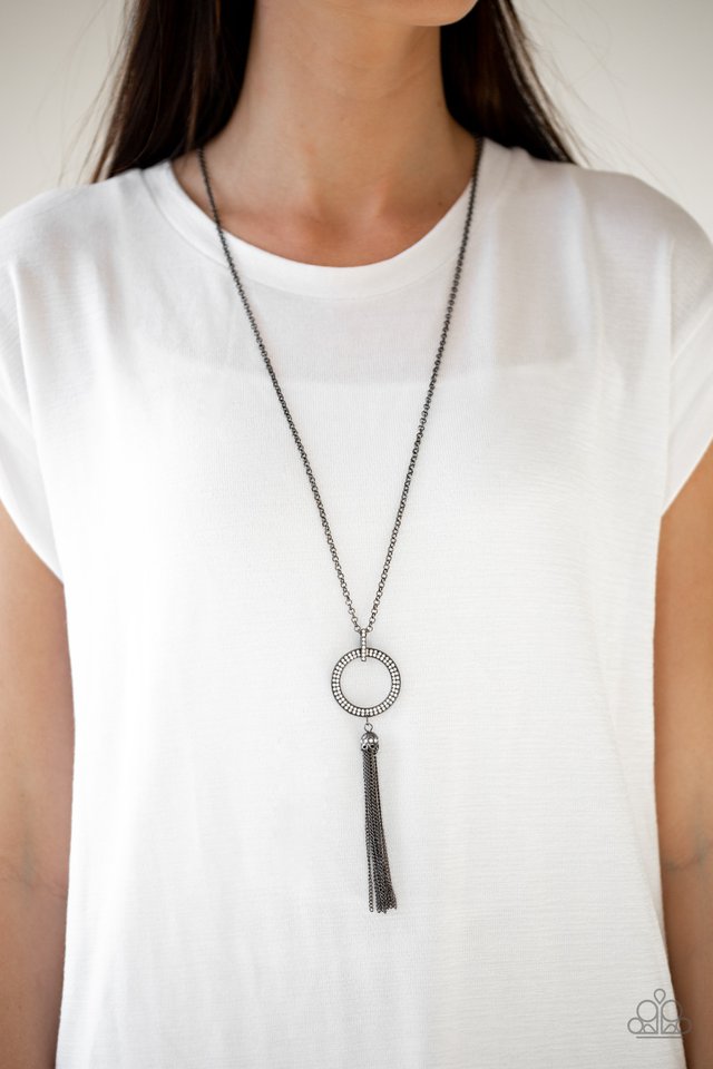 Straight To The Top - Black - Paparazzi Necklace Image