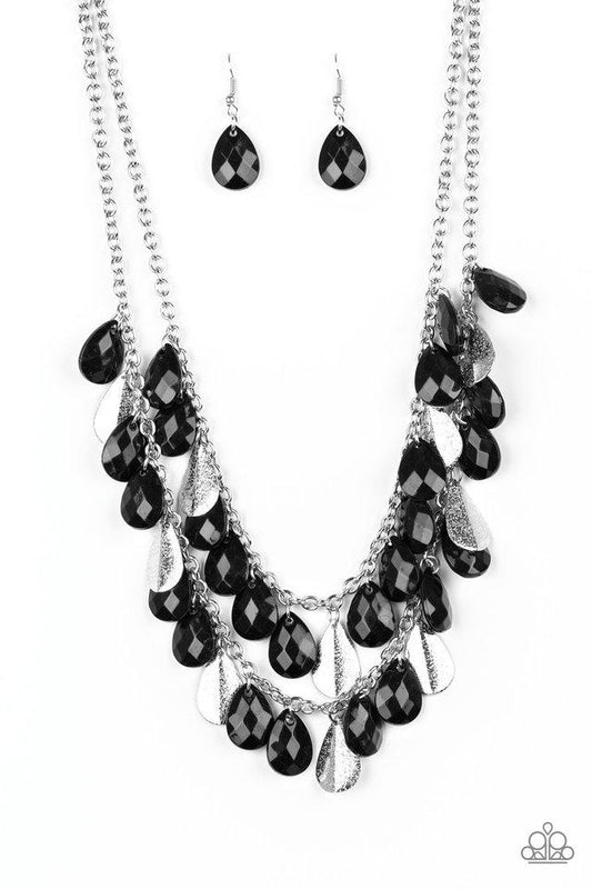 Paparazzi Necklace ~ Life of the FIESTA - Black