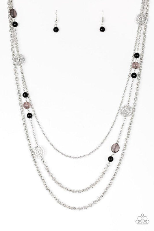 Paparazzi Necklace ~ Pretty Pop-tastic! - Black