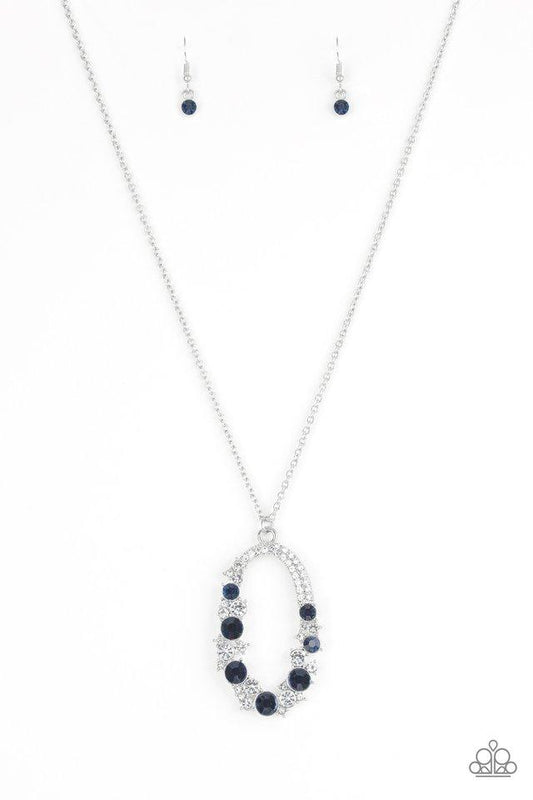 Paparazzi Necklace - Spotlight Social - Blue