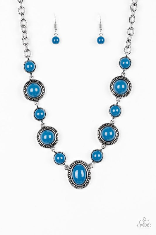 Voyager Vibes - Blue - Paparazzi Necklace Image