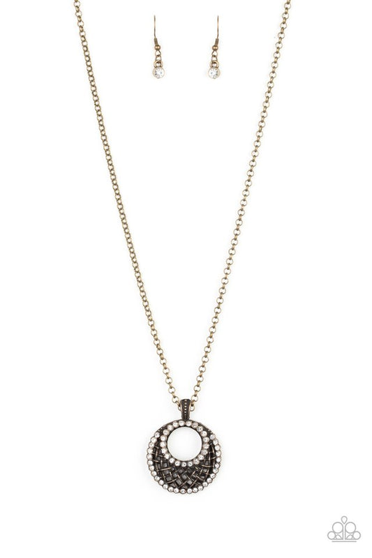 Net Worth - Brass - Paparazzi Necklace Image