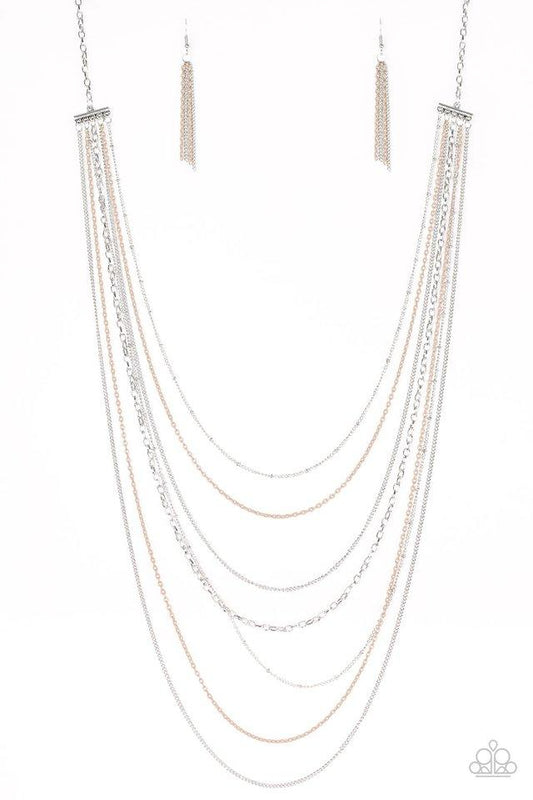 Paparazzi Necklace ~ Radical Rainbows - Brown