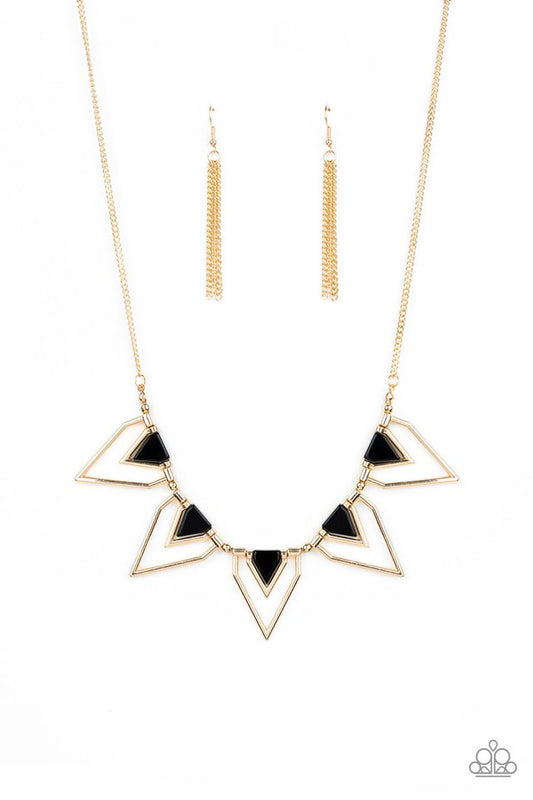 The Pack Leader - Gold - Paparazzi Necklace Image