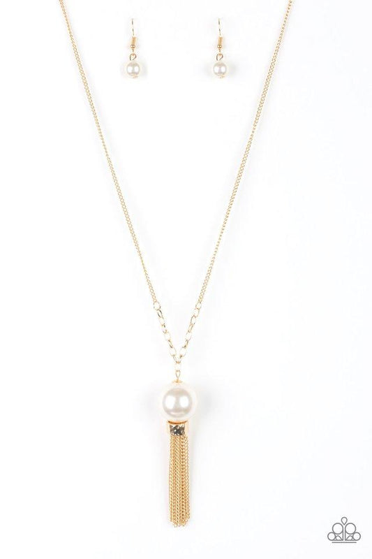 Paparazzi Necklace ~ Belle Of The BALLROOM - Gold