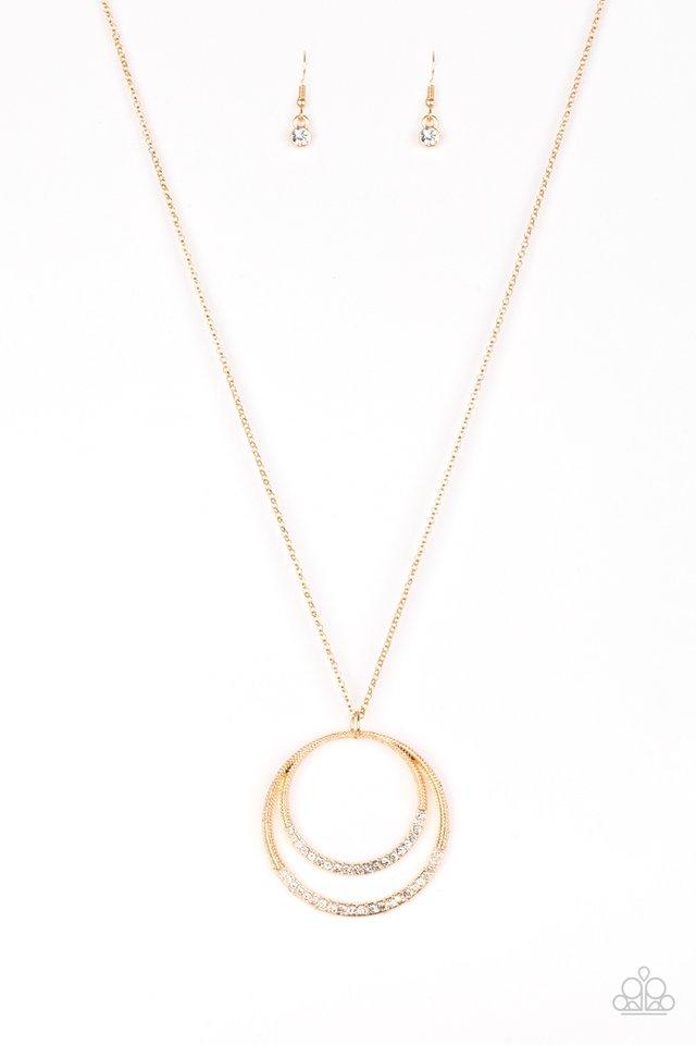 Paparazzi Necklace ~ Front and EPICENTER - Gold