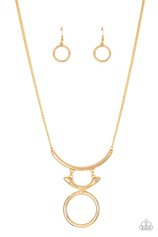 Paparazzi Necklace ~ Walk Like An Egyptian - Gold
