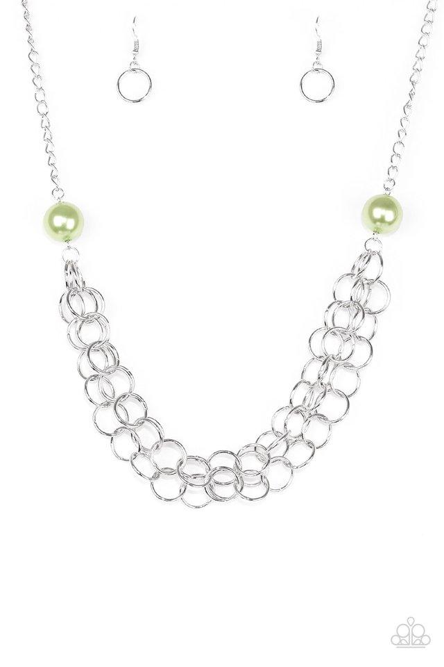 Paparazzi Necklace ~ Daring Diva - Green