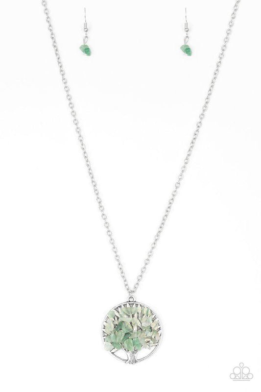 Paparazzi Necklace ~ Naturally Nirvana - Green
