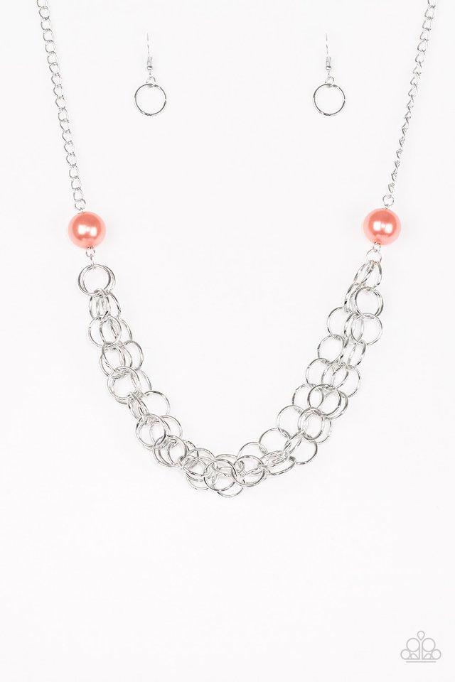Paparazzi Necklace ~ Daring Diva - Orange