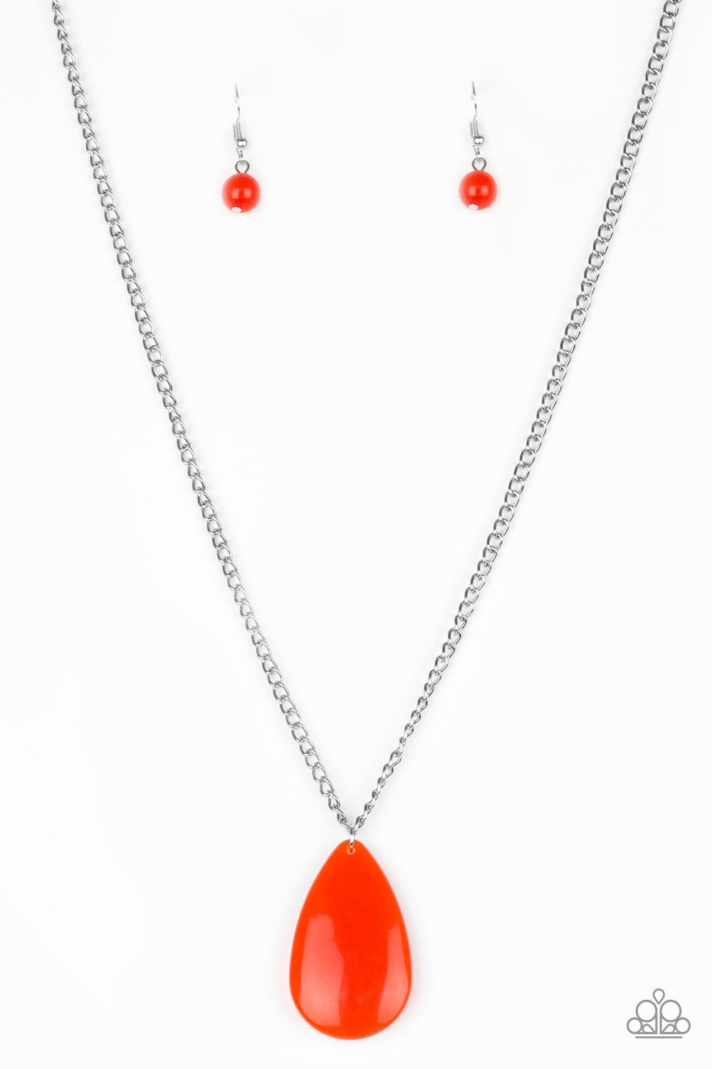 Paparazzi Necklace ~ So Pop-YOU-lar - Orange